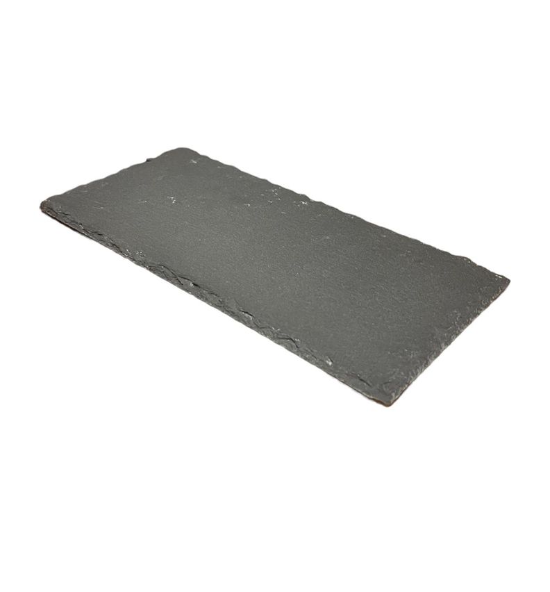 Tabla Cocktail Coctel Aperitivos Piedra Pizarra 25x12cm-0
