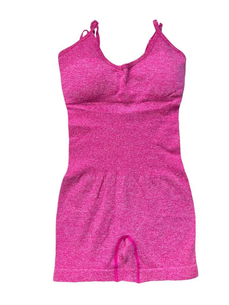 Mono Enterito Jumpsuit Deportivo Corto Mujer Gym Talla S F-0