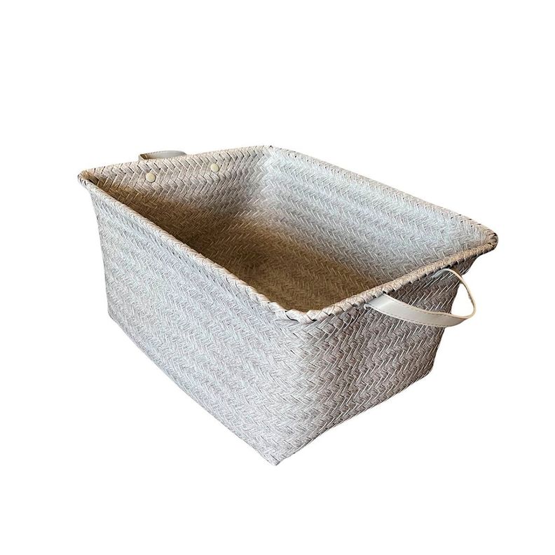 Cesto De Ropa Canasto Tejido Material Resistente-0