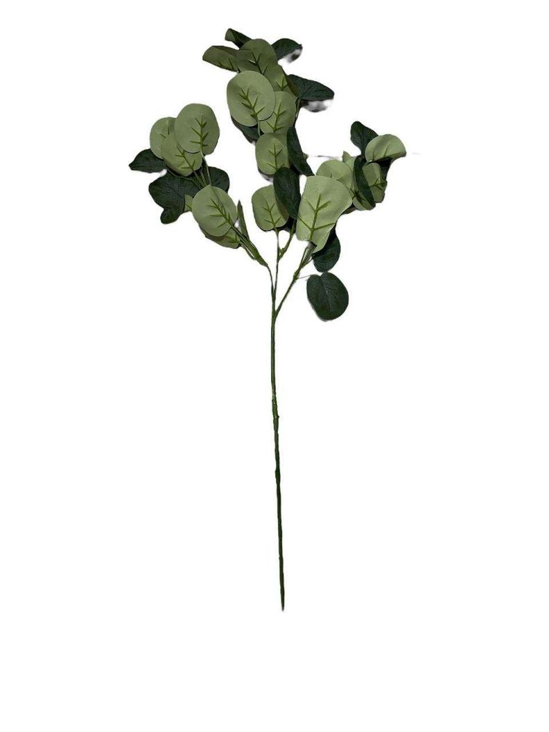 Flor Artificial Eucalipto Artificial Flor Decorativas 80cm Verde