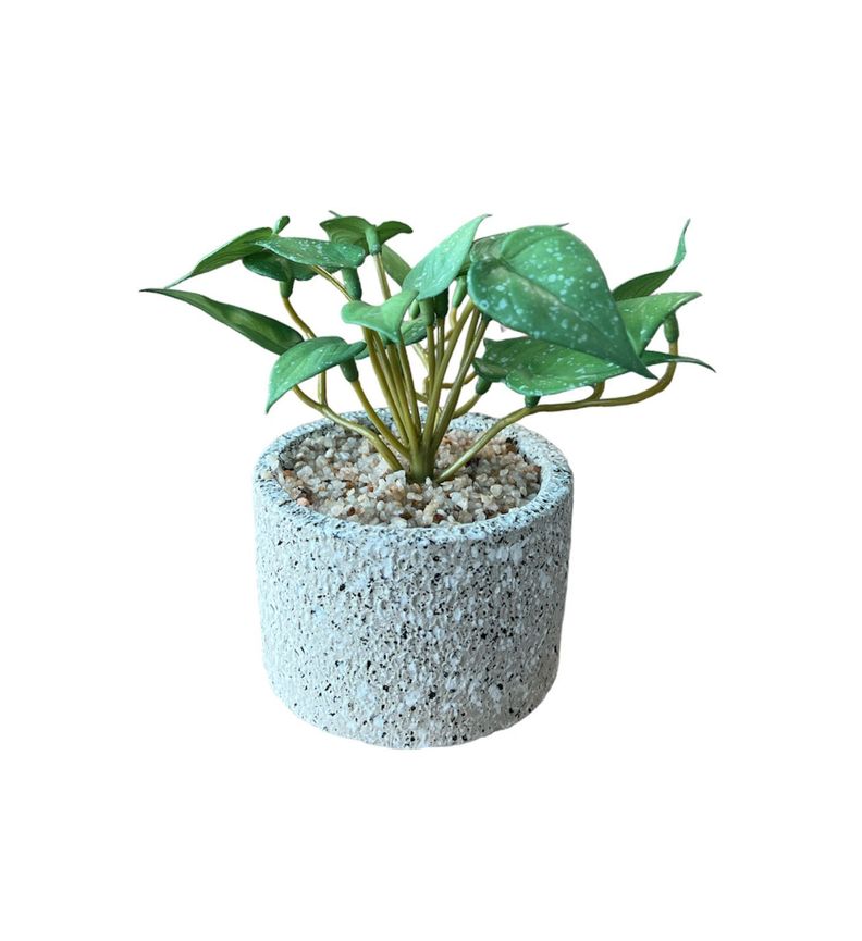Macetero Planta Artificial Flores Maceta Decorativa 6x14cm-0