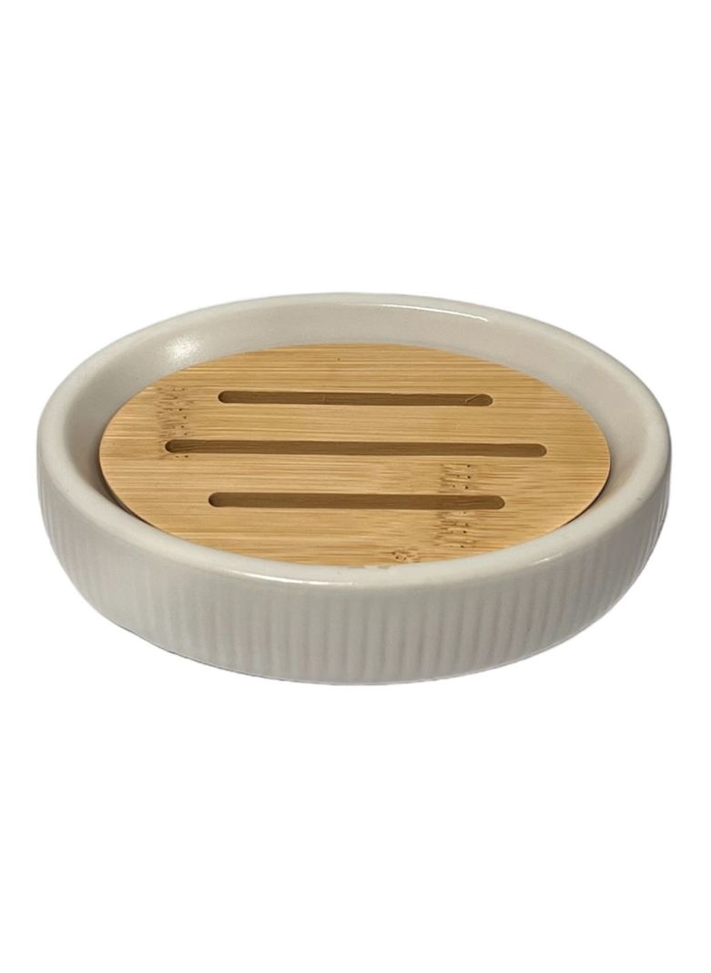 Jabonera Porta Jabon Ceramica Bamboo Diseño Elegante-1