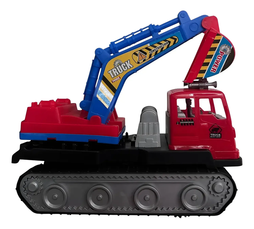 Juguete Camion Carga Excavadora Auto Carro Carros Ninos Carro Rojo