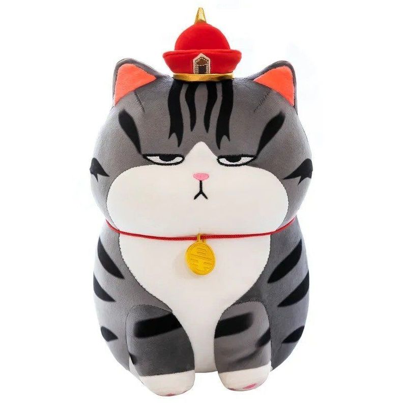 Peluche De Gato Asiatico Gato Con Sombrero Peluche Tierno-0