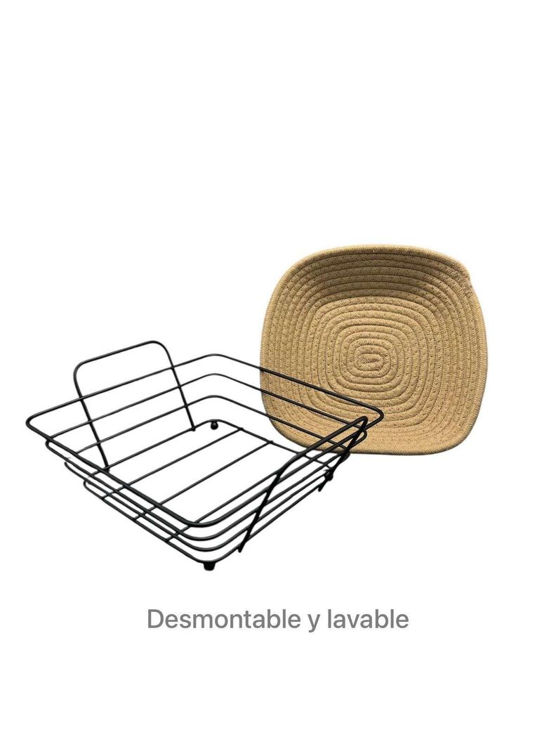 Cesta De Frutas Verduras Frutero Centro Mesa Desmontable 3-1