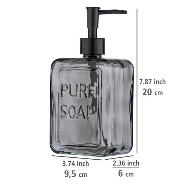 Dispensador Jabón Alcohol Gel 350ml Plastico Pure Soap-1