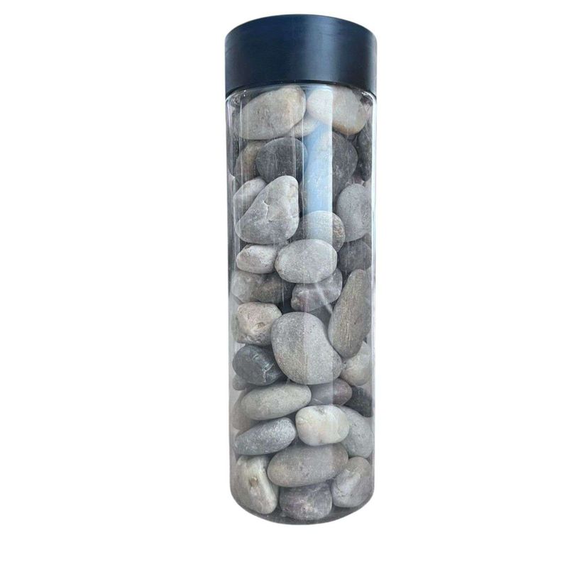 Piedras Decorativas De Jardin 1kg M3 Gris