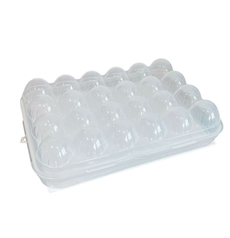 Organizador De Huevos Caja Huevera 24 Unidades Blanco