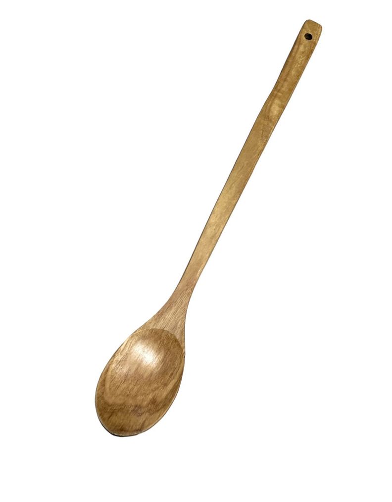 Cucharon Cuchara Larga Madera Bamboo Cocina-0