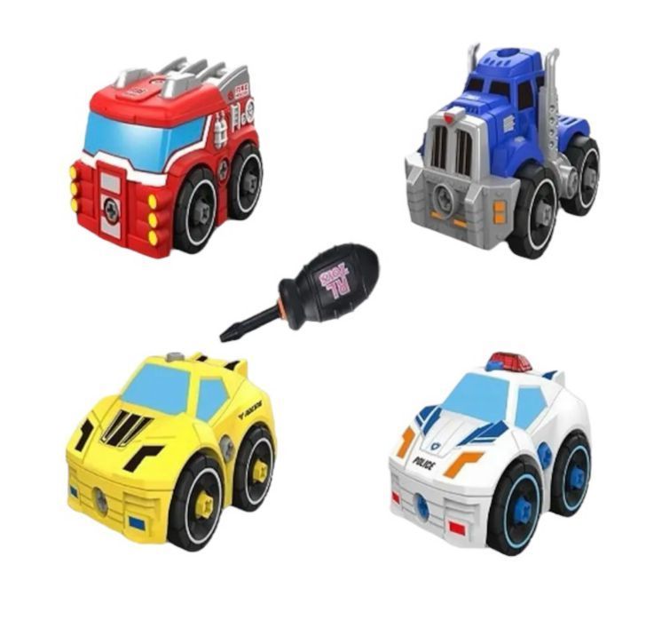 Pack Juguete Vehiculos Camiones Carros Mini De Policia
