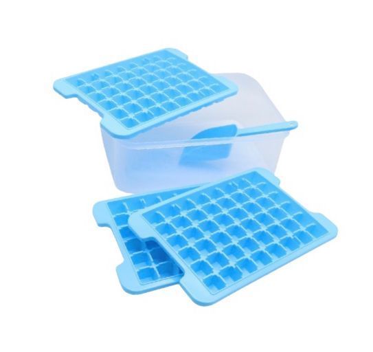 Hielera Cubetera Portátil Molde Silicon Flexible Cubos Hielo A-0