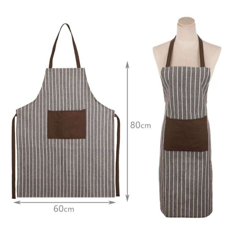 Mandil Delantal Largo Cocina Chef Mesero Pintor Lineas C-1