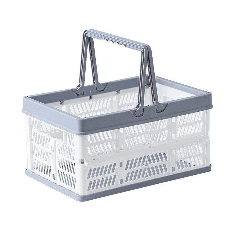 Canasto Plegable Cesta De Compras Y Organización 38cm G-0