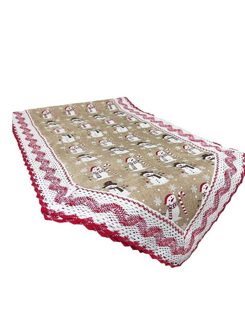 Mantel Camino De Mesa Rectangular Navidad 180x35cm-1