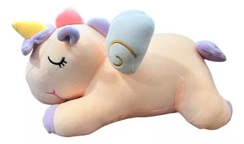 Peluche De Unicornio Almohada Suave Abrazable-0