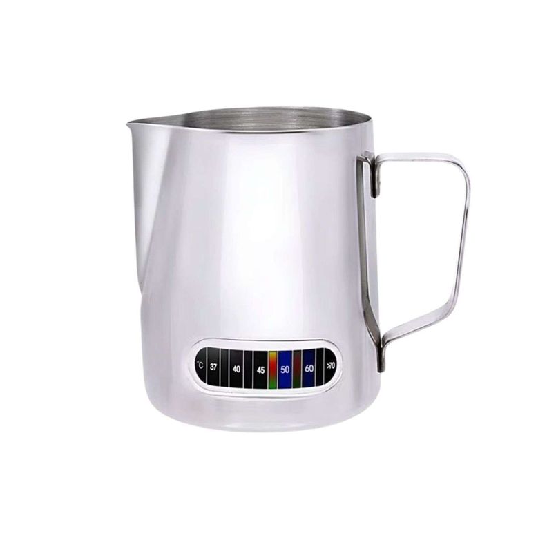 Jarra Espumadora 600ml Leche Medidor Barista Termometro-0