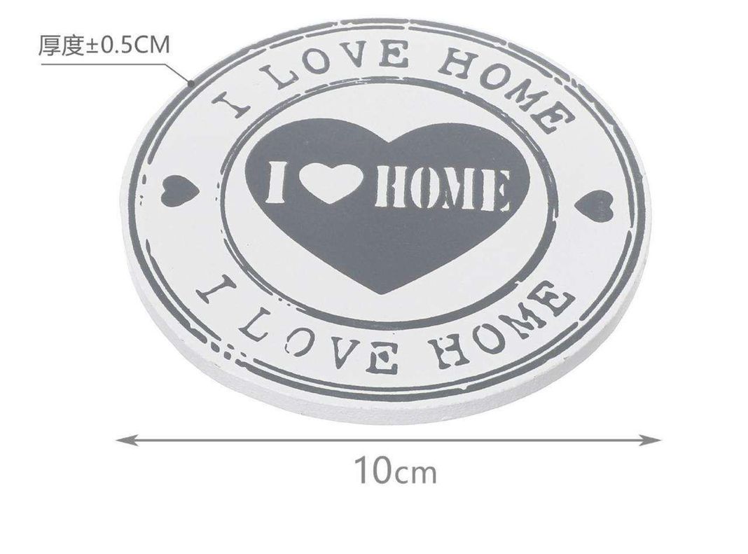 Posavasos Decorativo 4 Piezas Set 4 Posavasos Madera Home-1