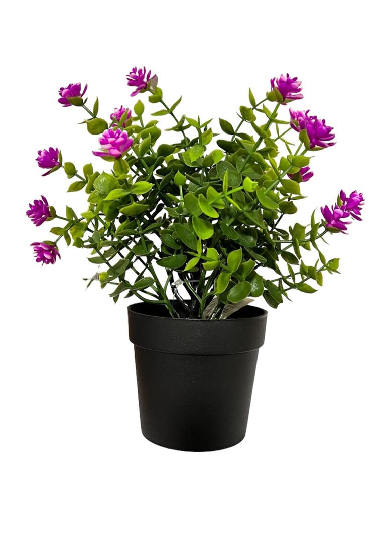 Macetero Planta Artificial Flores Maceta Decorativa 24x9cm M-0