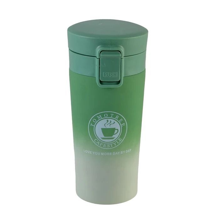 Termo Agua Caliente Y Fria Cafe Vaso Termico 375ml Verde