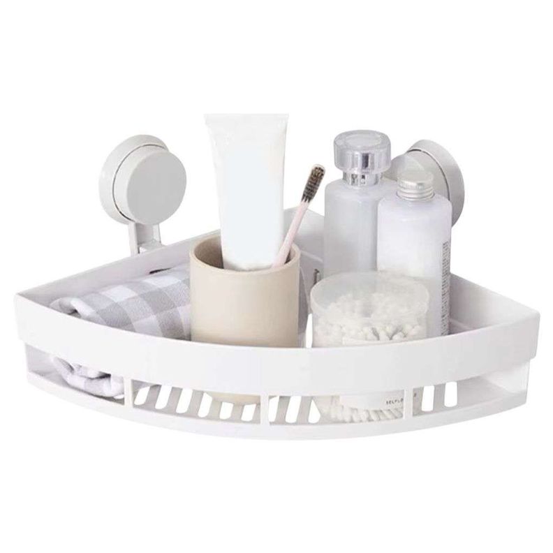 Repisa Esquinera De Pared Organizador Baño 12x25cm-0
