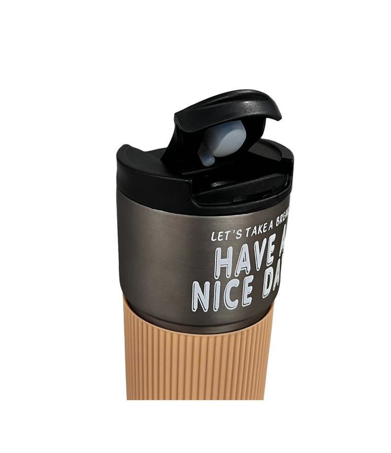 Termo Agua Caliente Y Fria Cafe Vaso Termico Metalico 500ml G-1