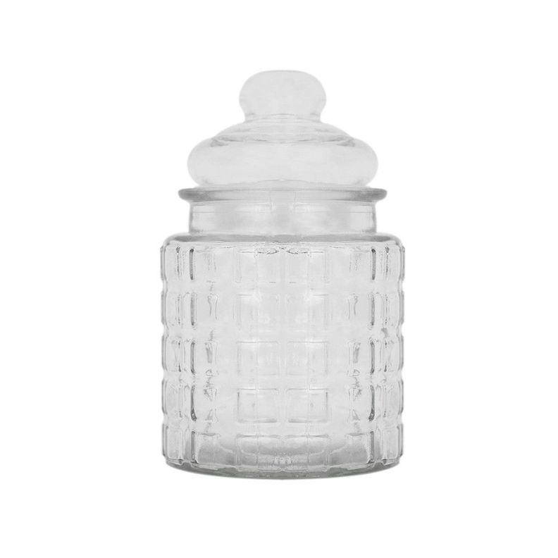 Bombonera Azucarero Caramelera Decorativa De Vidrio Pequeña Cu-1