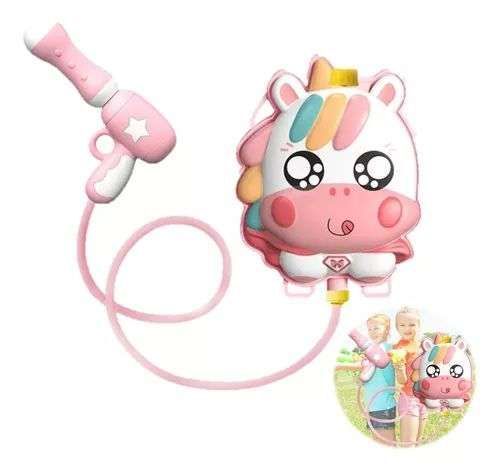 Mochilas Lanza Agua Pistola Lanza Lanzador De Agua Unicornio-1
