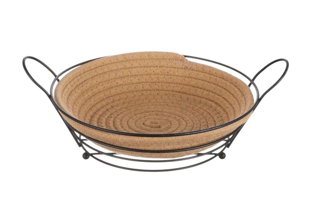 Cesta De Frutas Verduras Frutero Centro Mesa Desmontable 2-0