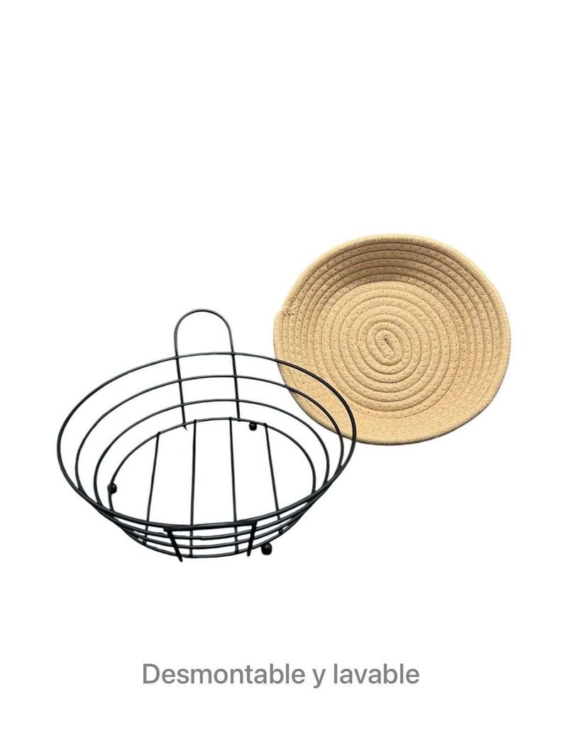 Cesta De Frutas Verduras Frutero Centro Mesa Desmontable 2-1