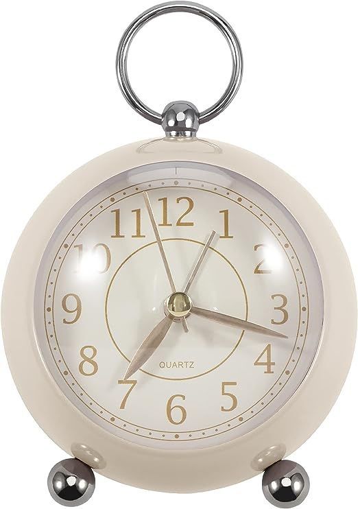 Reloj Despertador Reloj De Mesa Decorativo Elegante Aro B-1
