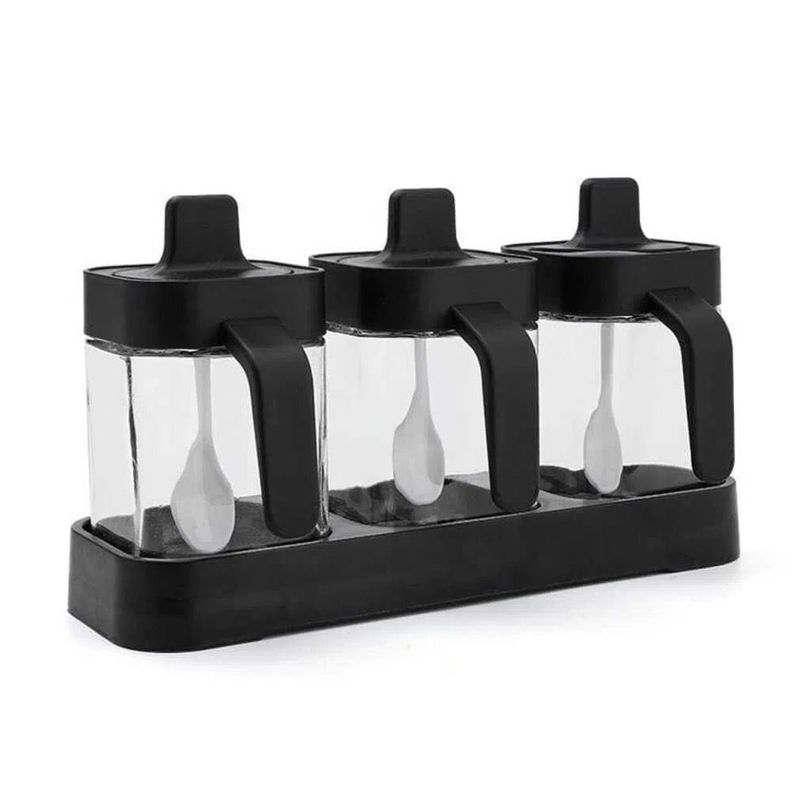 Set De 3 Contenedores Especieros Condimenteros Cocina-0