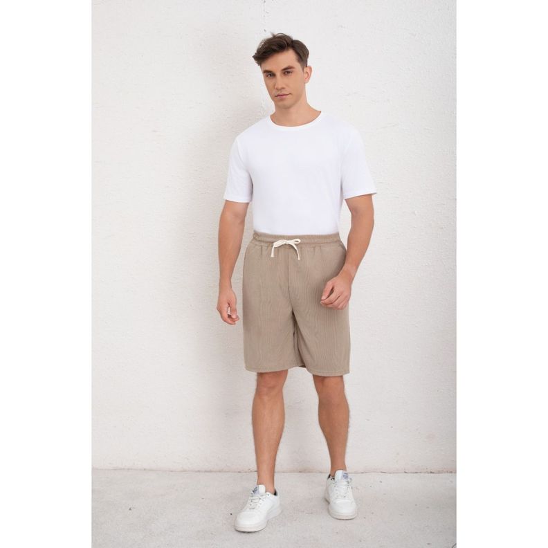 Short Hombre Bermuda Holgado Pantalon Corto Casual 7149