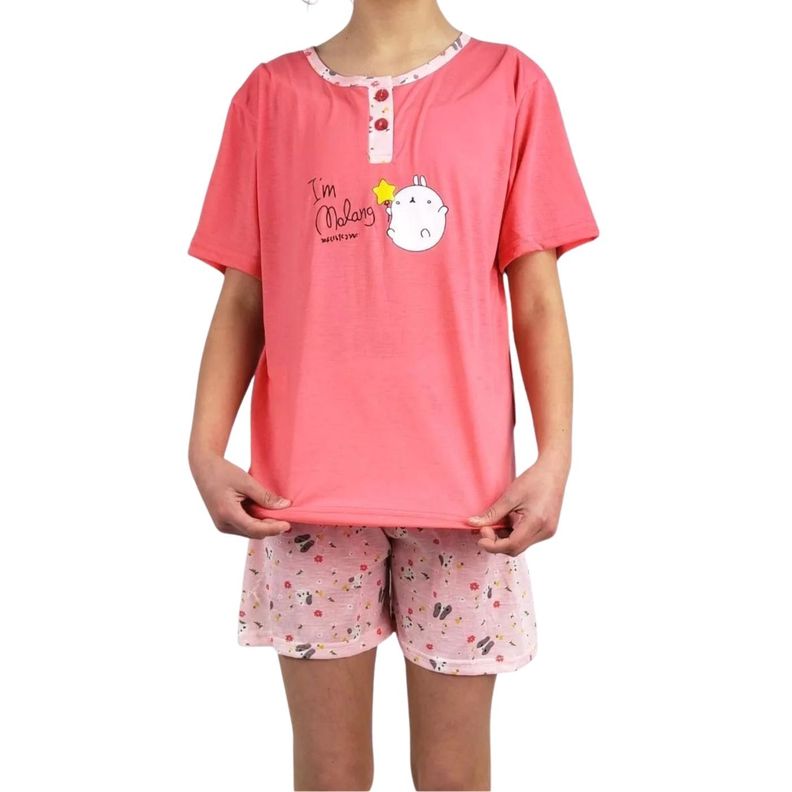 Pijama Niña Verano Short Y Polera 390-2