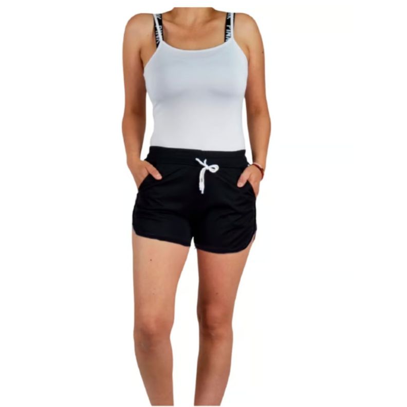Short Algodon Deportivo Mujer Verano Bolsillos 295-0