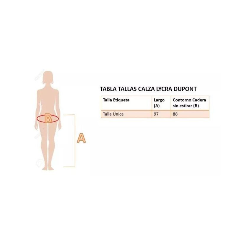 Calza Lycra Deportiva Mujer Tiro Alto Dupont Tela Altobrillo 548-3