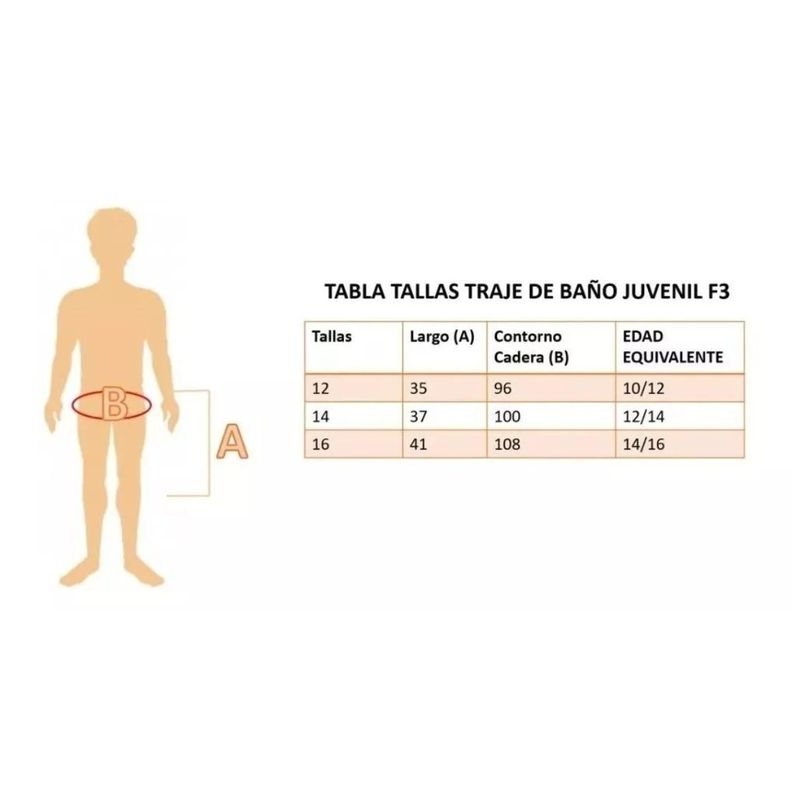 Traje De Baño Niños Jovenes Forro Malla Diseños Colores 208-3