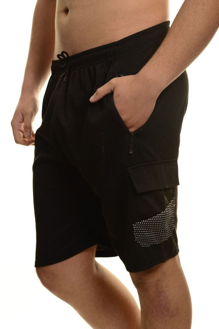 Short Deportivo Cargo Hombre Bolsillos Cierre 7006-0