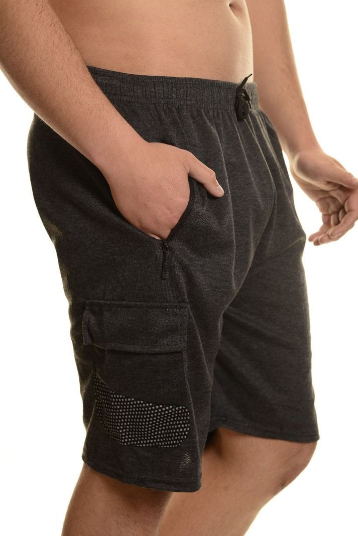 Short Deportivo Cargo Hombre Bolsillos Cierre 7006-1