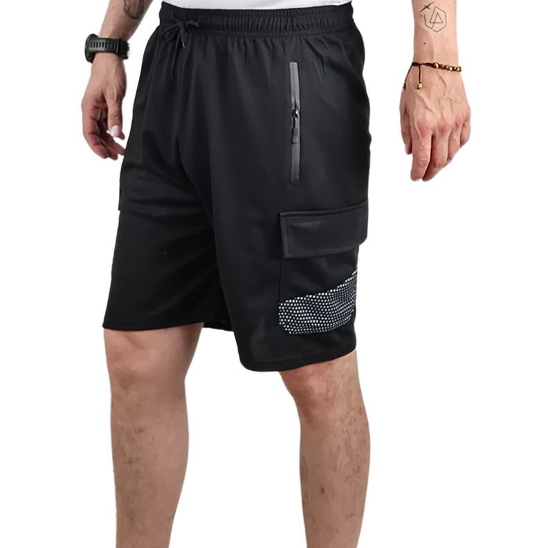 Short Deportivo Cargo Hombre Bolsillos Cierre 7006-3