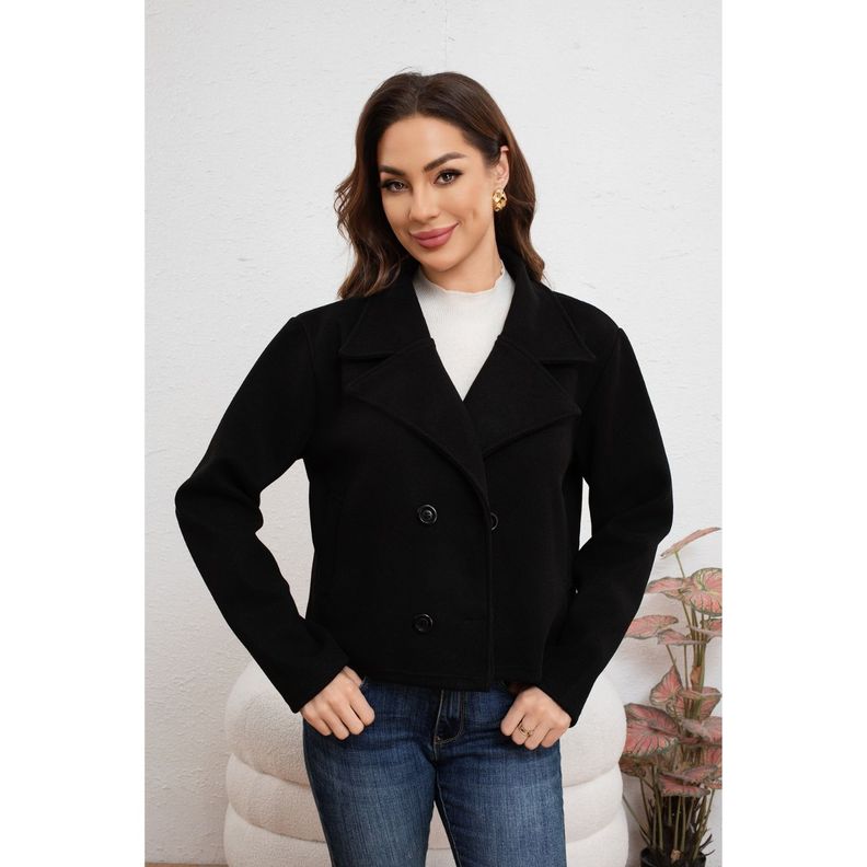 Chaqueta Corta Mujer Formal Otono Invierno 7574
