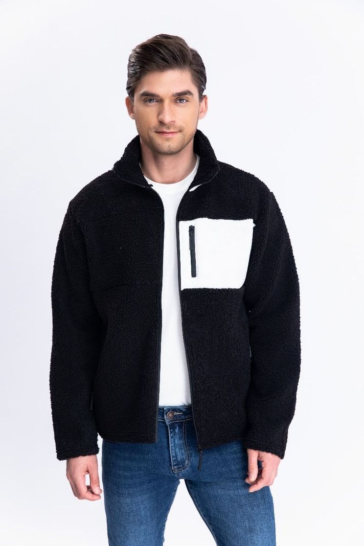 Chaqueta Polerón Hombre Invierno Grueso Con Bolsillo 7553-0