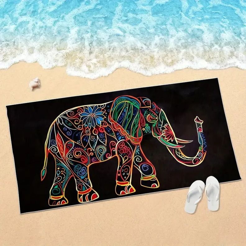 Toalla Microfibra Playa Piscina Mujer Diseños Colores 134