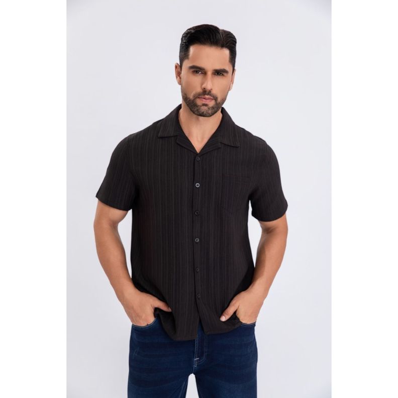 Camisa Breeze Resort Regular Fit Verano Fashion Hombre Calidad 159-0