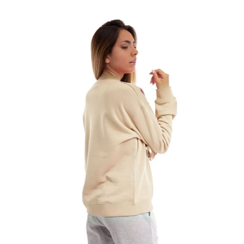Poleron Mujer Cuello Polo Invierno Forro Polar Eiffel 1728-2
