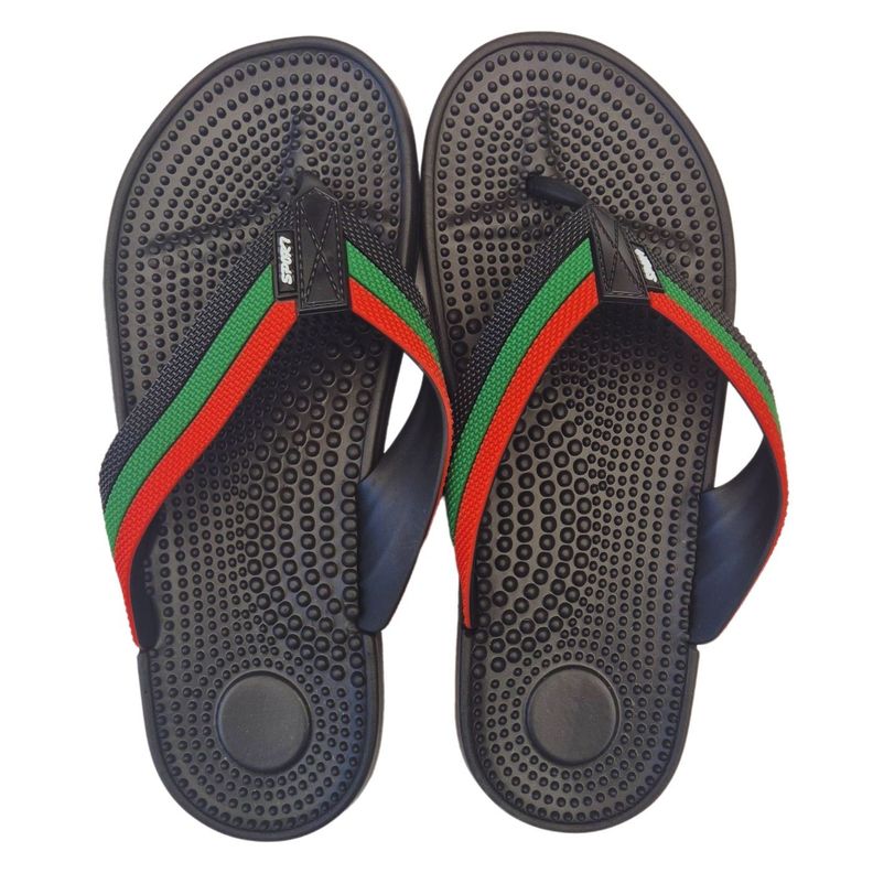 Pack 2 Pares Chalas Hombres Hawaianas Doble Suela Confortable Sport-1