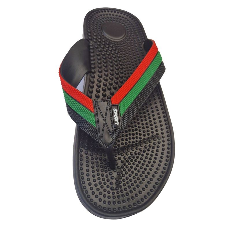 Pack 2 Pares Chalas Hombres Hawaianas Doble Suela Confortable Sport-3