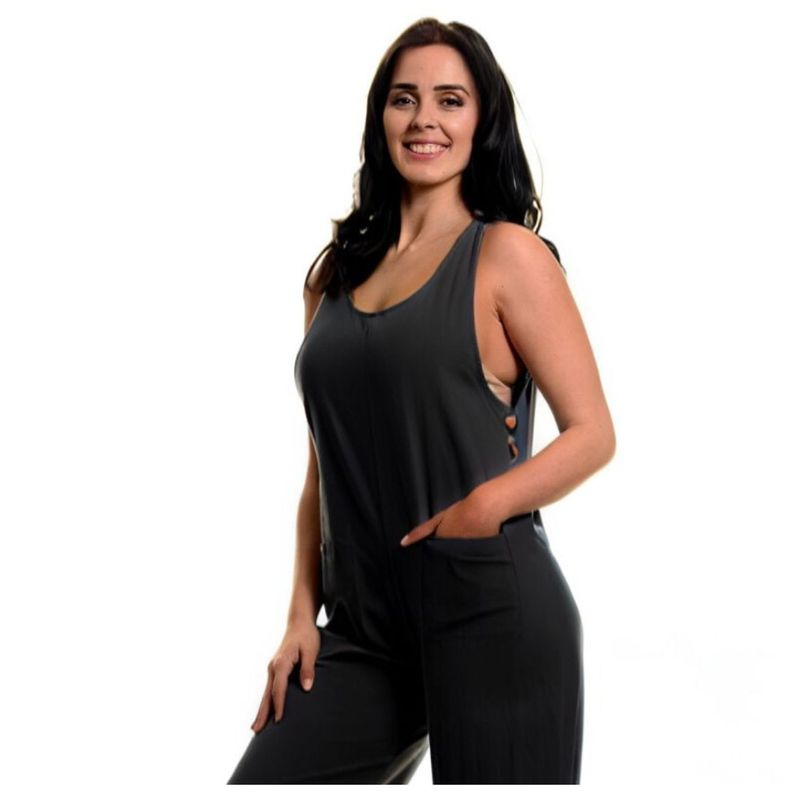 Enterito Mujer Jardinera Premium Algodón Largo Primavera 258-1