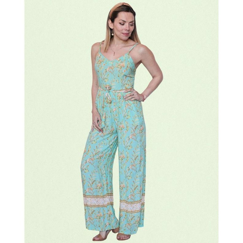 Enterito Premium Casual Diseño Pabilos Ajustables Floreado 237-0