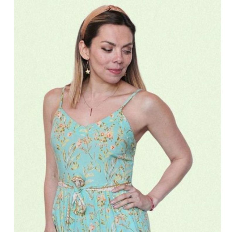 Enterito Premium Casual Diseño Pabilos Ajustables Floreado 237-1
