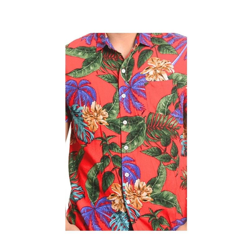 Camisa Guayabera Manga Corta Fashion Hombre Diseño Botones 090-1